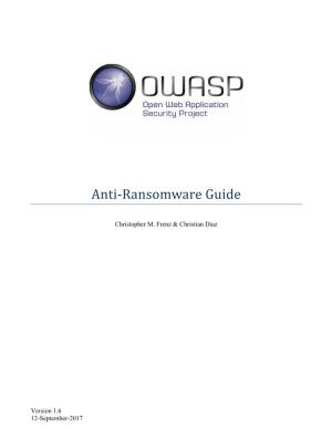 Anti-Ransomware Guide