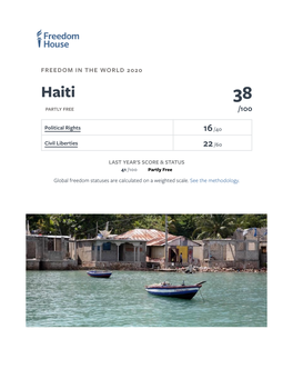 Haiti: Freedom in the World 2020 Country Report | Freedom House