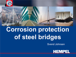 Corrosion Protection of Steel Bridges