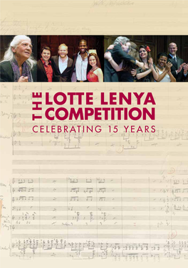 The Lotte Lenya Competition