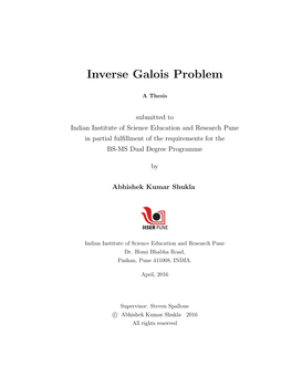 Inverse Galois Problem