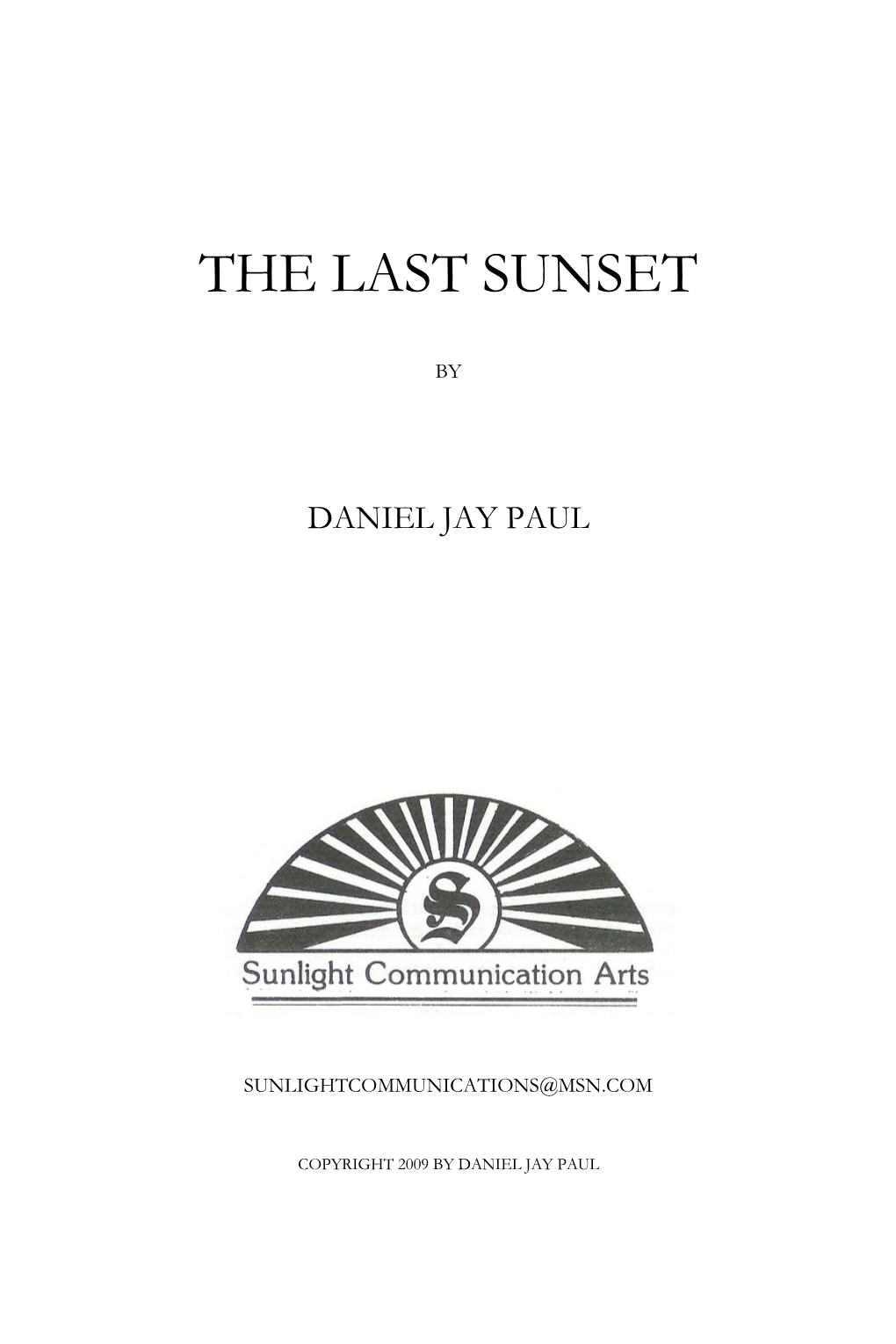 The Last Sunset