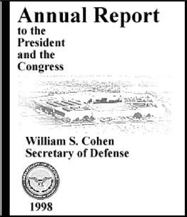 MESSAGE of the SECRETARY of DEFENSE PART I: Strategy CHAPTER 1 - the DEFENSE STRATEGY and the NATIONAL SECURITY STRATEGY PART II: Today’S Armed Forces CHAPTER 2 - U.S