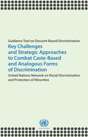 Key Challenges and Strategic Approaches to Combat Caste-Based and Analogous Forms of Discrimination
