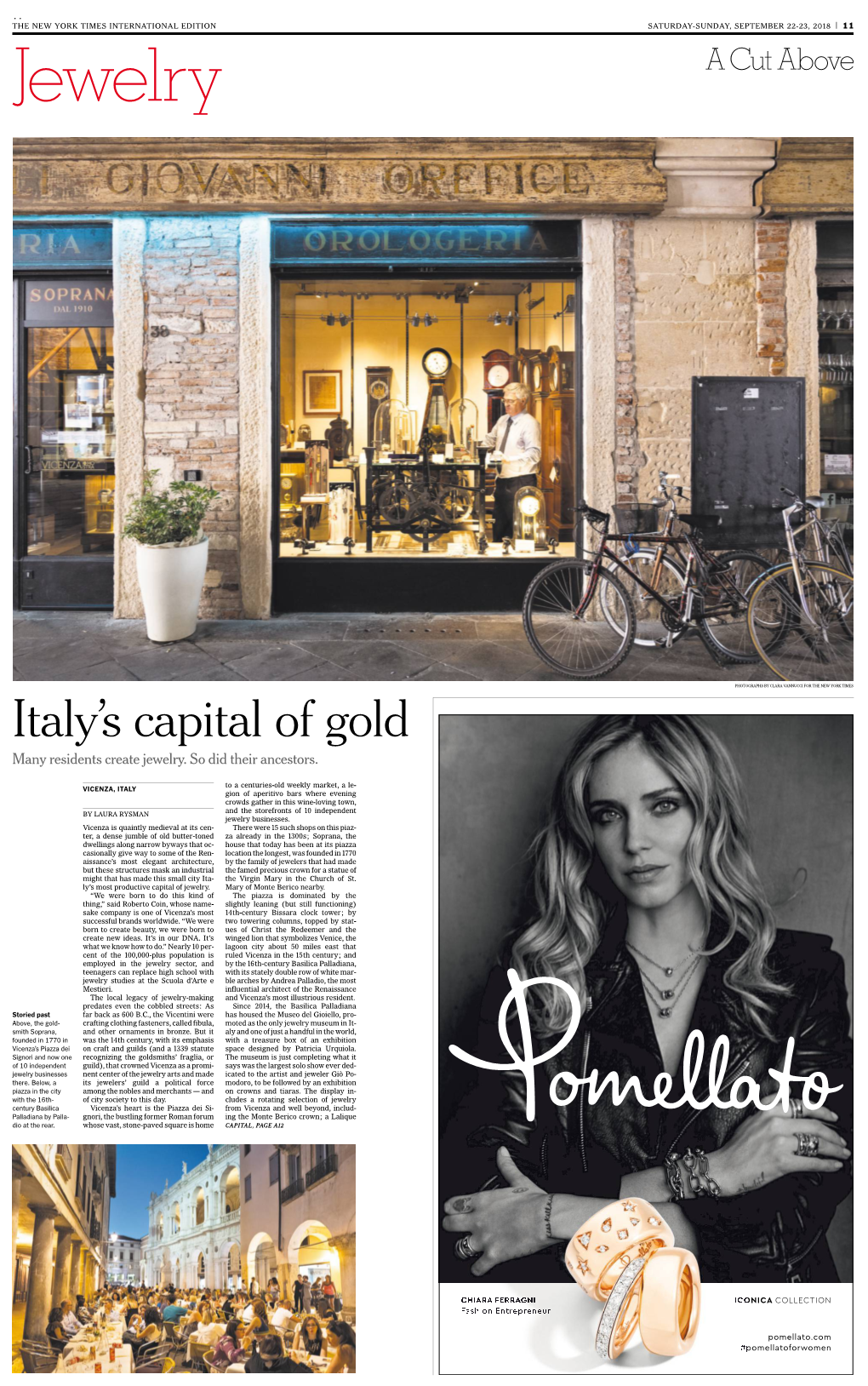Italy's Capital of Gold