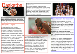 Basketball Non-Chron Report