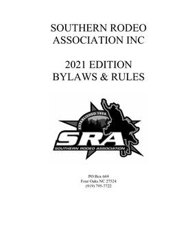 Rule Book (2021 Edition)