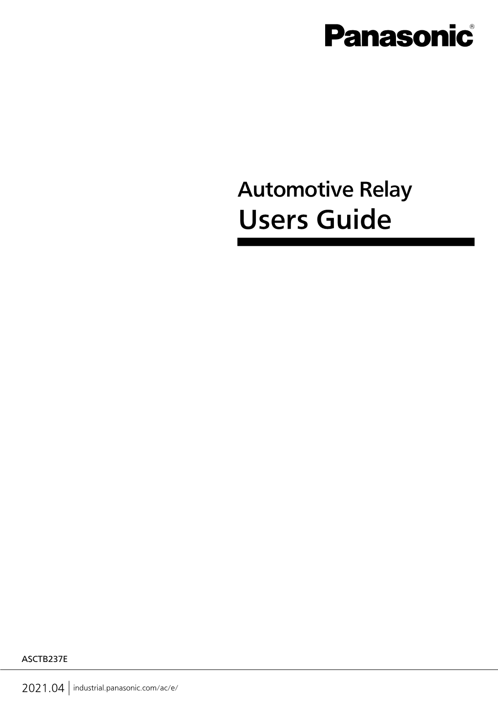 Automotive Relay Users Guide