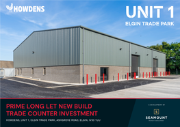 Prime Long Let New Build Trade Counter Investment