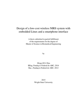 Design of a Low-Cost Wireless NIRS System with Embedded Linux and a Smartphone Interface