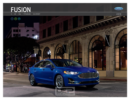 2019 Ford Fusion Brochure