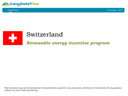 Renewable Energy Switzerland