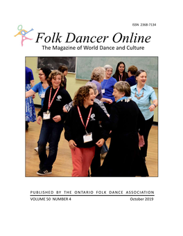 Folk Dancer Online the Magazine of World Dance and Culture