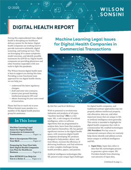 Digital Health Report