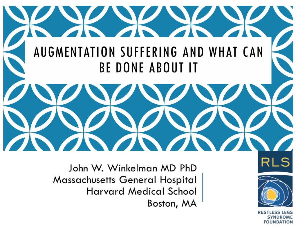 Augmentation Suffering and What Can Be Done About It