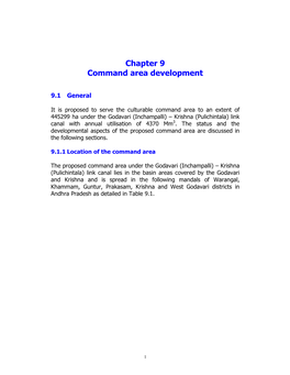 Chapter 9 Command Area Development