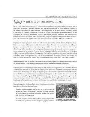 Reading 9 the Rise of the Young Turks by the 1890S It Was Not Just Minorities Within the Ottoman Empire Who Were Calling for Change and in Some Cases Revolution