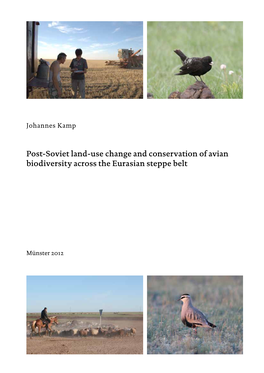 Post-Soviet Land-Use Change and Conservation of Avian Biodiversity Across the Eurasian Steppe Belt