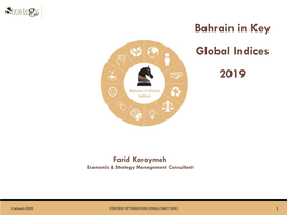 Bahrain in Key Global Indices 2019