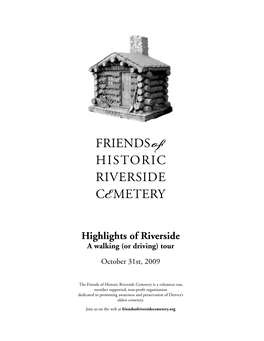 Friends Historic Riverside Emetery C