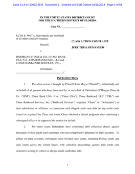 Case 1:14-Cv-20922-JEM Document 1 Entered on FLSD Docket 03/11/2014 Page 1 of 51