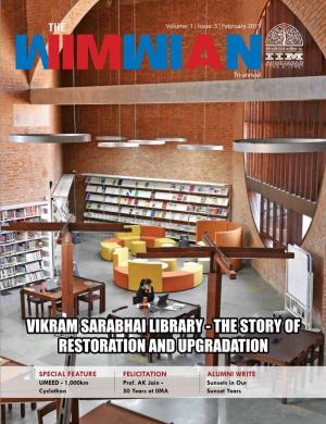 Vikram Sarabhai Library - the Story of Restoration and Upgradation