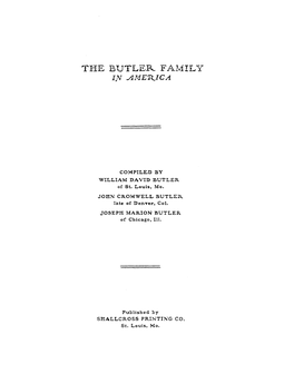 THE BUTLER Faiyfily L]V Aftie'.R.ICA