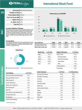 PERA International Stock Fund