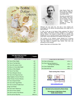 THE BEATRIX POTTER COLLECTION Tracks