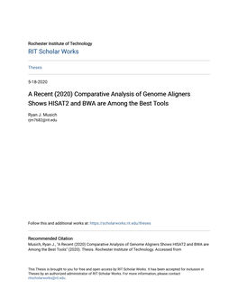 Comparative Analysis of Genome Aligners Shows HISAT2 and BWA Are Among the Best Tools