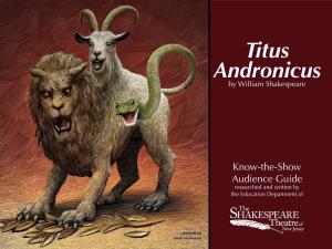 TITUS ANDRONICUS: Know-The-Show Guide