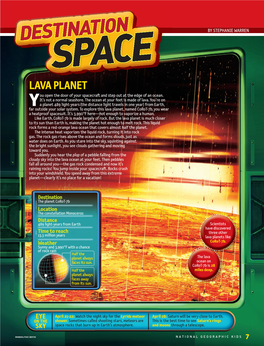 LAVA PLANET Ou Open the Door of Your Spacecraft and Step out at the Edge of an Ocean