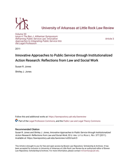 Reflections from Law and Social Work
