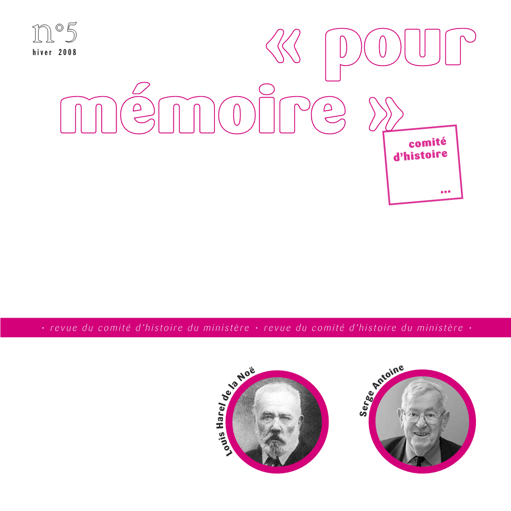 Pour Mémoire N° 5