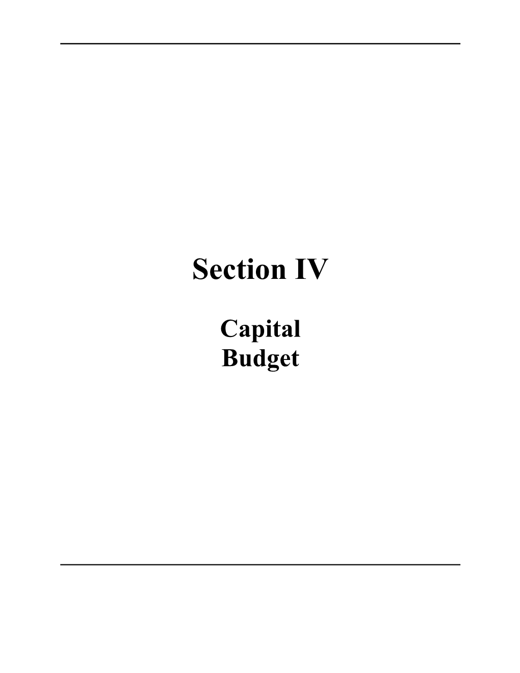 FY 2019 BAE Section IV Capital Budget.Pdf