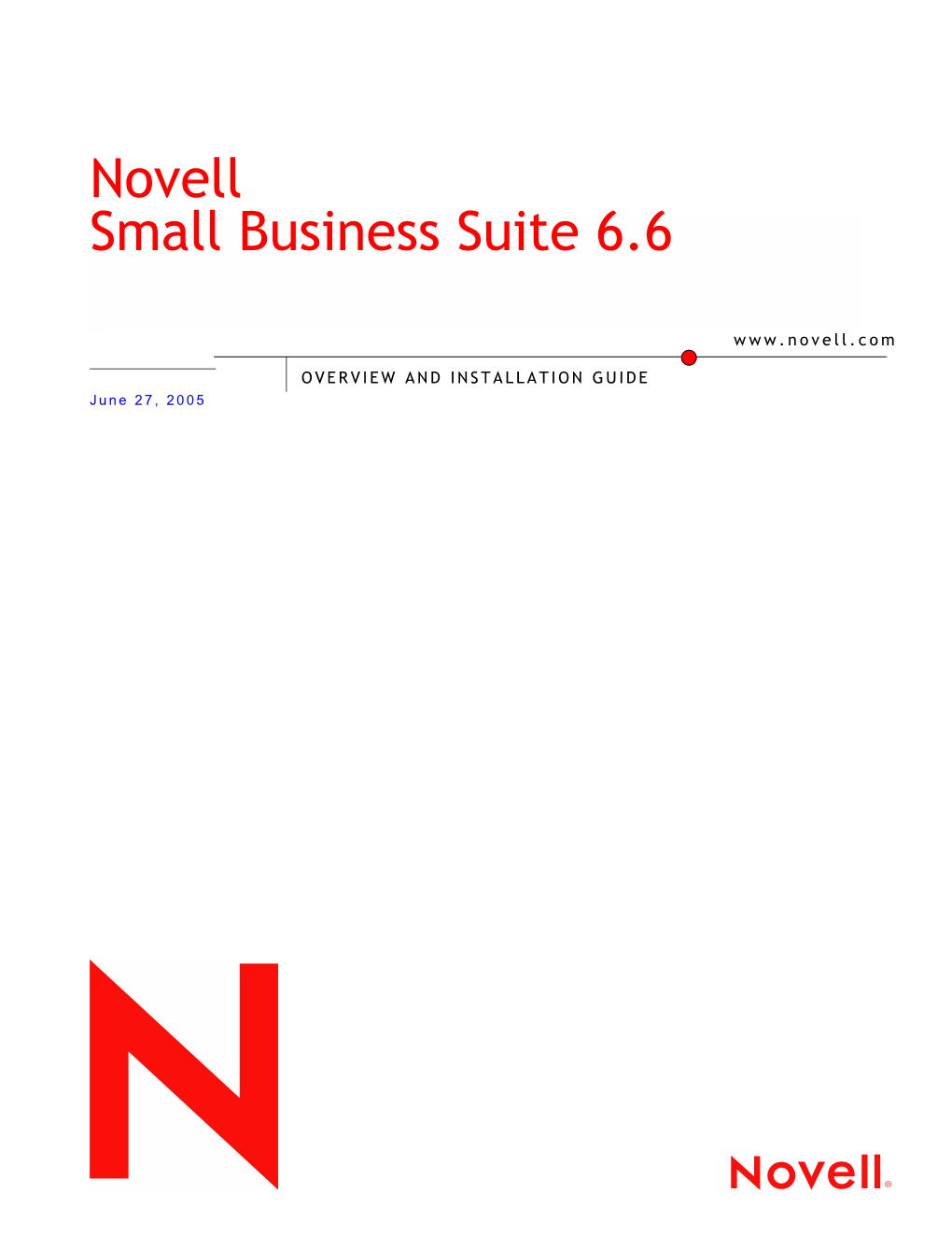 Novell Small Business Suite 6.6