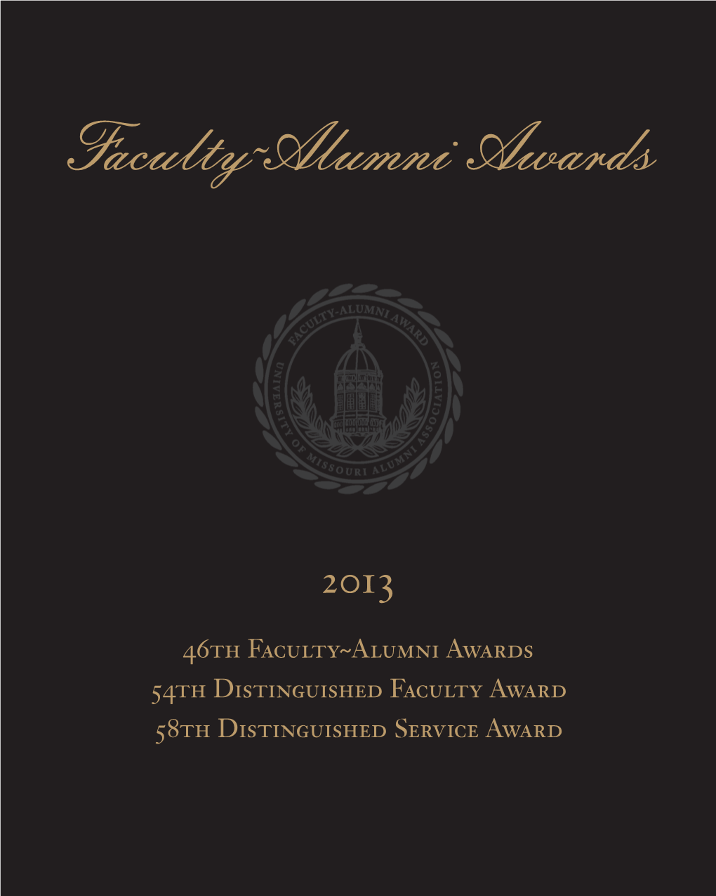 Faculty~Alumni Awards