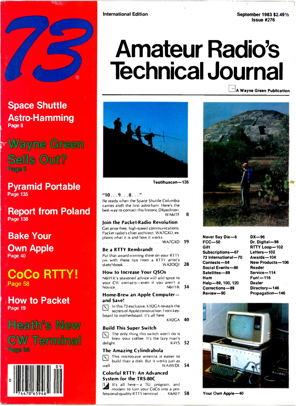 Amateur Radio's Technical Journal