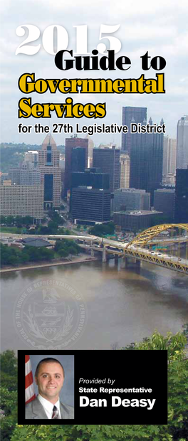 Guide to Governmental Services for the 27Th Legislative District