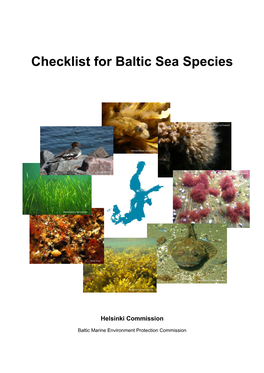 Checklist for Baltic Sea Species