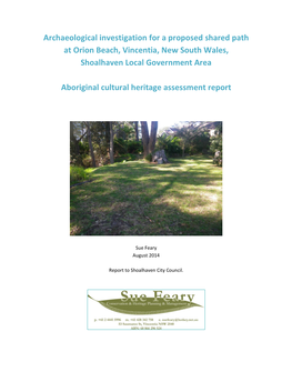 Final Aboriginal Cultural Heritage Assessment Report