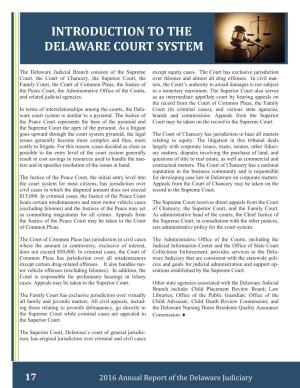 Introduction to the Delaware Court System