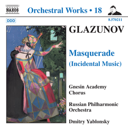 GLAZUNOV Masquerade