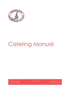 Catering Manual