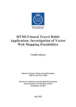 Investigation of Vector Web Mapping Possibilities