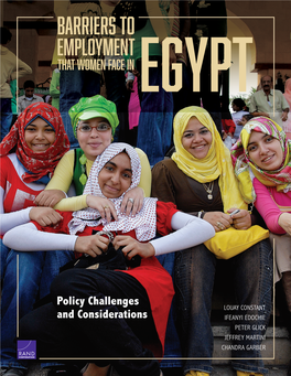 Barriers to Employment That Women Face in Egypt