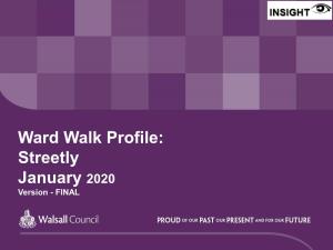 Streetly January 2020 Version - FINAL Councillors