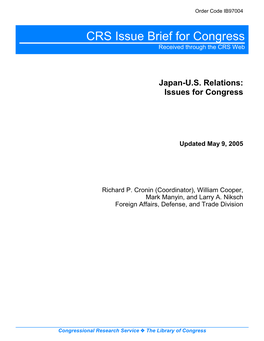 Japan-US Relations
