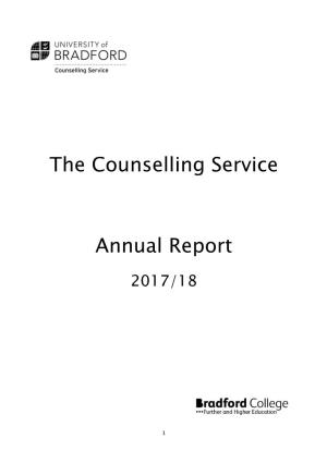 The Counselling Service Annual Report