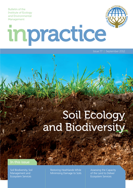 Soil Ecology and Biodiversity